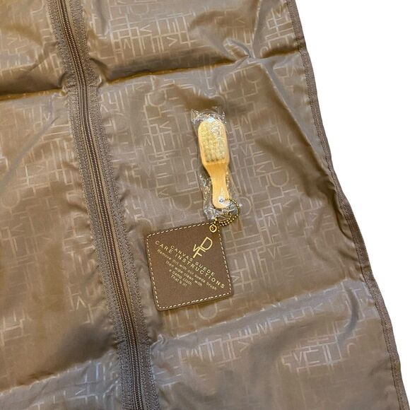 Diane Von Furstenberg Garment Suit Bag Luggage Canvas Suede Wardrobe DVF Travel - Picture 7 of 16